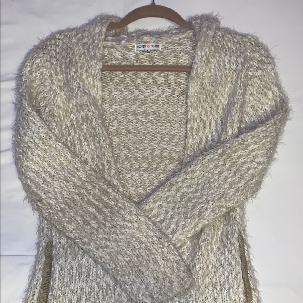 soft woven cardigan